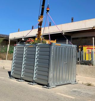 Modulo metalico tipo contenedor para herramientas