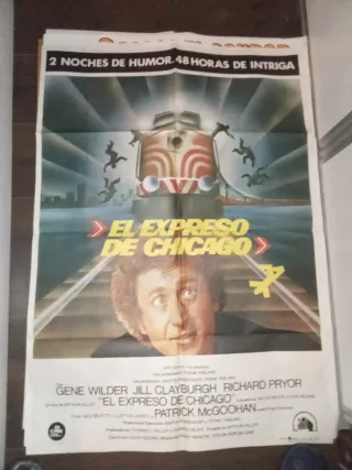 Cartel Cine El Expreso de Chicago