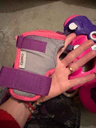 Patines niña y protecciones