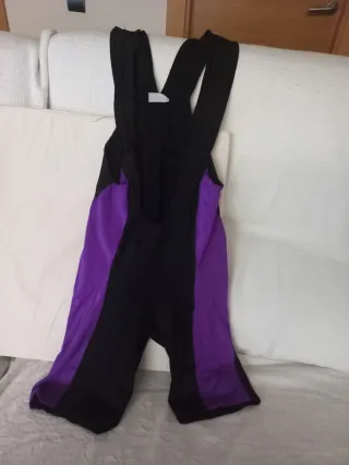 Maillot Ciclismo Talla 40 Morado/Negro