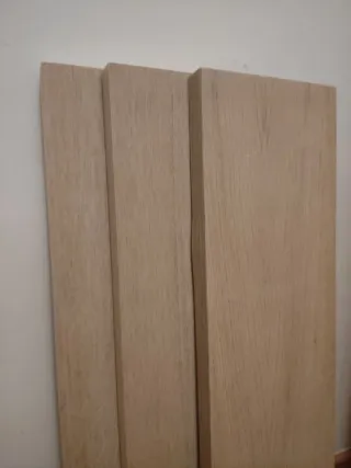 Conjunto de baldas de madera