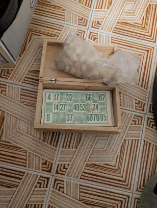 Juego de mesa Lotería antiguo