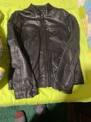 Cazadora Piel Springfield Talla M