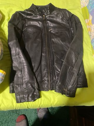 Cazadora Piel Springfield Talla M
