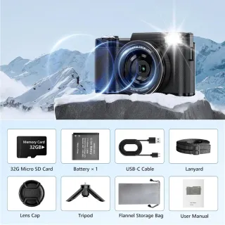 Cámara de fotos 5K Nueva