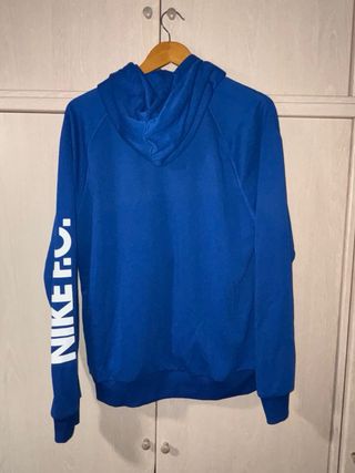 Sudadera Nike Azul con Bolsillo