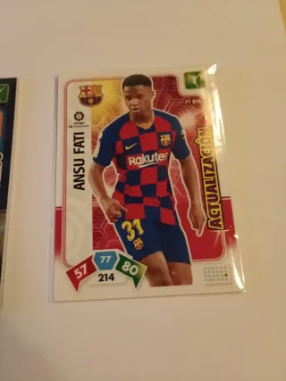 Lote 3 Cromos Ansu Fati Rookie