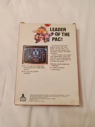 Jr. Pac-Man Atari 2600 Videojuego