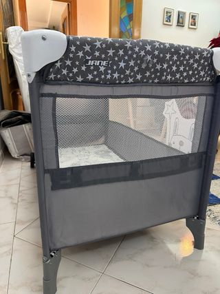 Cuna de viaje Jane + colchón de viaje
