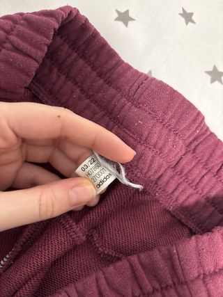 Pantalón chándal Adidas morado