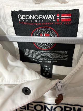 Chaqueta Geographical Norway Blanca