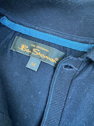 Polo Ben Sherman Azul Manga Corta