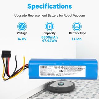 NUEVO! Batería Li-Ion 14.4V 6800mAh conga 5090