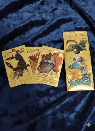 25 Cartas Pokémon Doradas