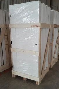 PUERTA LACADA BLANCA MACIZA ALIGERADA