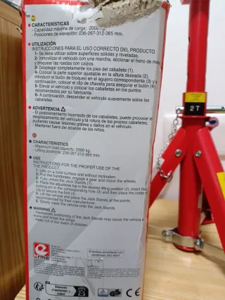 Caballetes Plegables 2 Toneladas (2 Unidades)