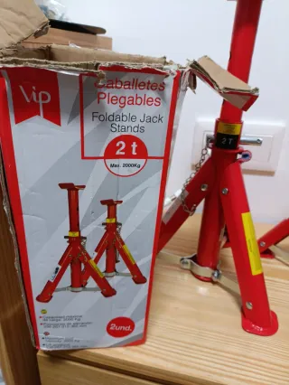 Caballetes Plegables 2 Toneladas (2 Unidades)