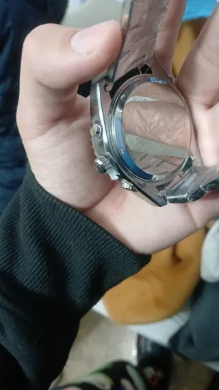 Reloj Frederic Cronógrafo Plata y Azul