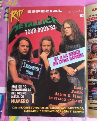 1992 revista Heavy Rock - Iron Maiden, Baron Rojo