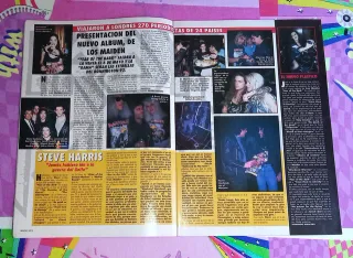 1992 revista Heavy Rock - Iron Maiden, Baron Rojo