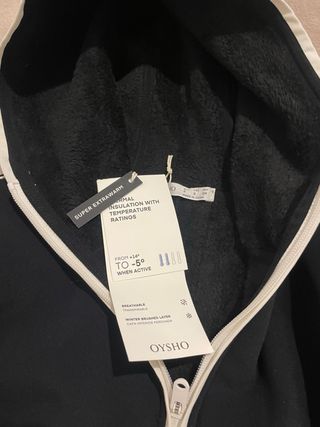 Chaqueta térmica de esquí negra Talla S