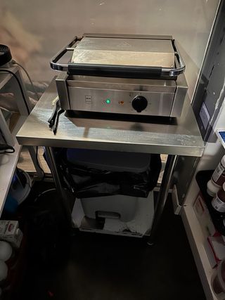 Plancha de cocina profesional