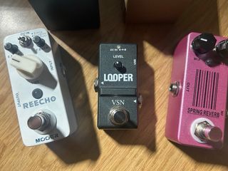 Pedales Mooer Reecho, Looper y Spring Reverb