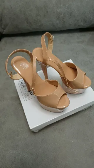 Zapatos de fiesta tacón alto para mujer