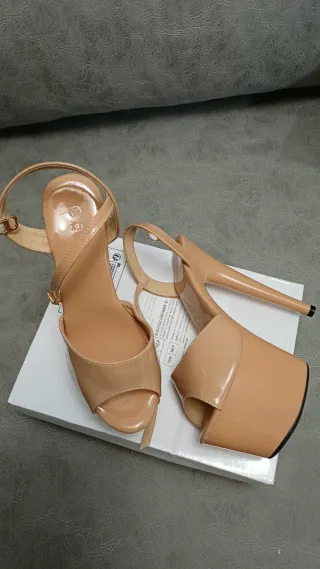 Zapatos de fiesta tacón alto para mujer