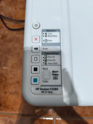Impresora HP Deskjet F2280 All-in-One