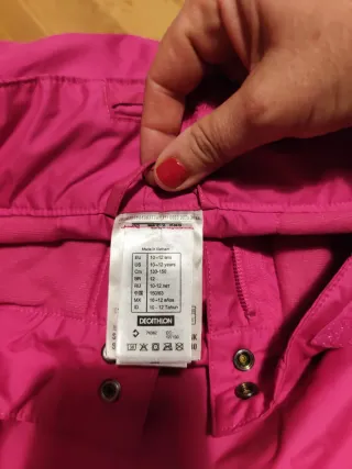 Conjunto Ropa Esquí Niña Rosa