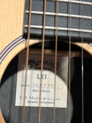 Guitarra Acústica Martin LX1