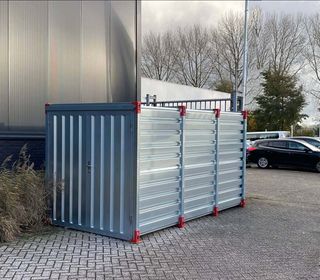 Contenedor metalico para obra caseta almacen