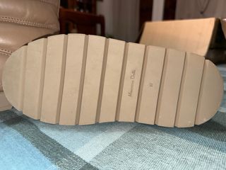 Botas Piel Camel Massimo Dutti