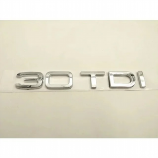Emblema Logo AUDI 3.0 TDI plata