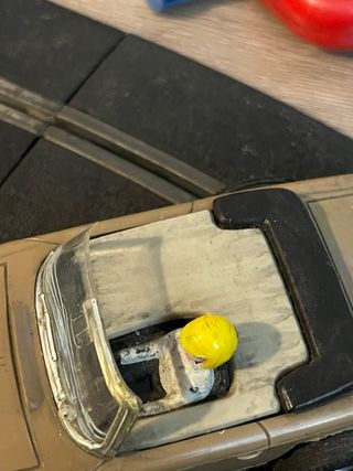 Coche Scalextric Antiguo Marrón