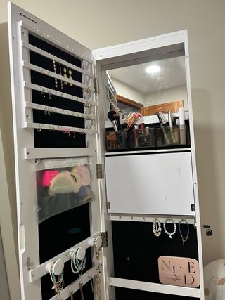 Espejo Armario Giratorio Blanco