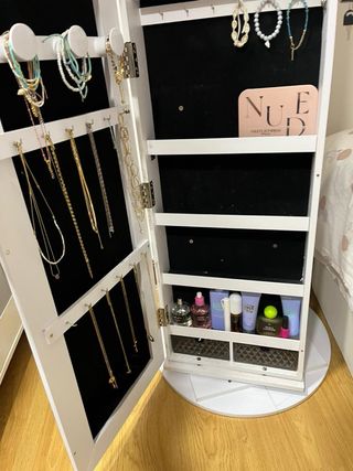 Espejo Armario Giratorio Blanco