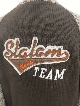 Chaqueta Caballero Italia Team Negra y Gris