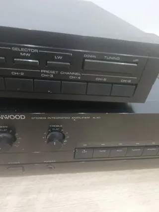Kenwood Amplificador, Radio y Cassette