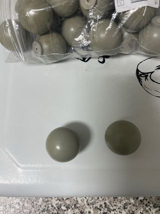 Pomos madera grises (pack)