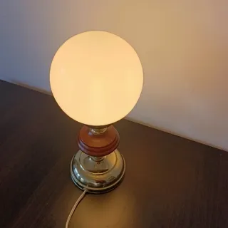 Lamparita vintage madera