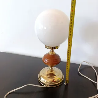 Lamparita vintage madera