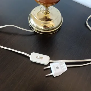 Lamparita vintage madera