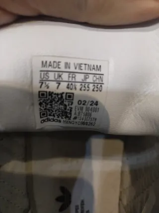 Zapatillas Adidas Samba Blancas y Grises