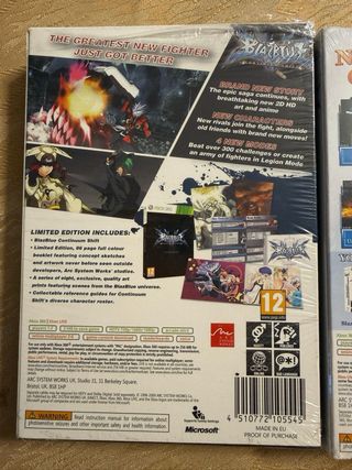 BlazBlue Continuum Shift Limited y Extend XBOX360