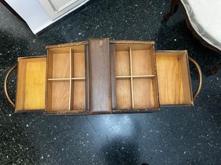 Costurero vintage madera francés años 30