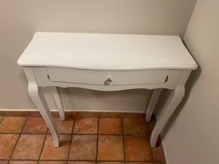 Tocador recibidor blanco madera