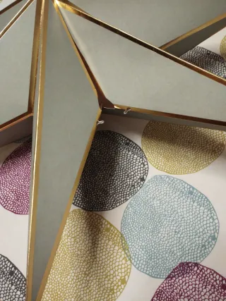 Lámpara Estrella Navidad Ikea Dorada