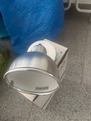 Aplique estilo industrial aluminio